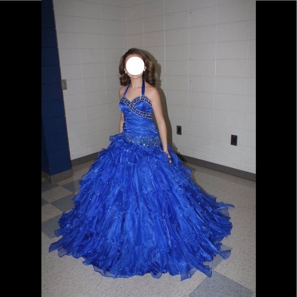 Girls pageant dress